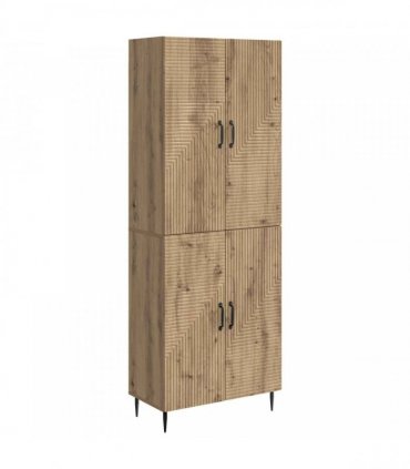 vidaXL Cabinet Set 2 pcs Artisan Oak Engineered Wood
