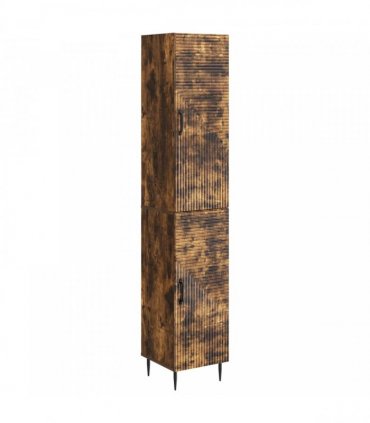 vidaXL Cabinet Set 2 pcs Smoked Oak Engineered Wood