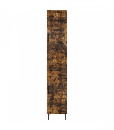 vidaXL Cabinet Set 2 pcs Smoked Oak Engineered Wood