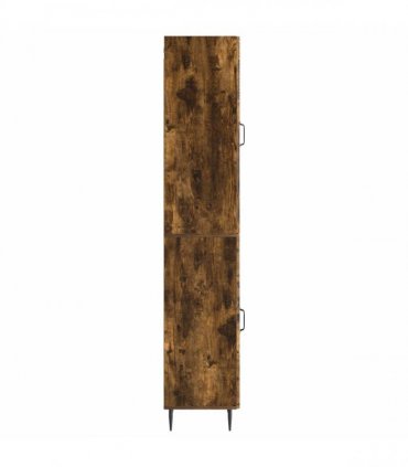vidaXL Cabinet Set 2 pcs Smoked Oak Engineered Wood