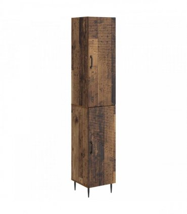 vidaXL Cabinet Set 2 pcs Old Wood Engineered Wood