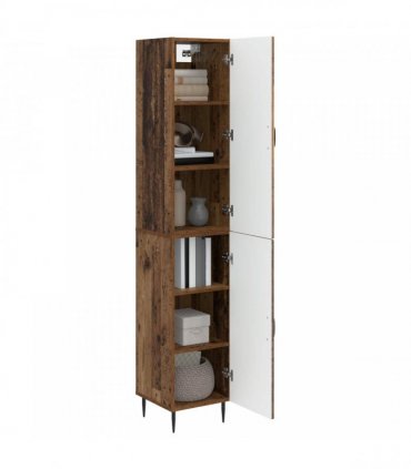 vidaXL Cabinet Set 2 pcs Old Wood Engineered Wood