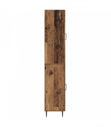 vidaXL Cabinet Set 2 pcs Old Wood Engineered Wood
