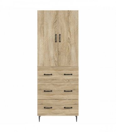 vidaXL Cabinet Set 2 pcs 66 x 34.5 x 90 cm Engineered Wood Sonoma Oak