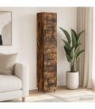 vidaXL Cabinet Set 2 pcs 33 x 34.5 x 90 cm Engineered Wood Smoked Oak