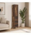 vidaXL Cabinet Set 2 pcs 33 x 34.5 x 90 cm Engineered Wood Old Wood