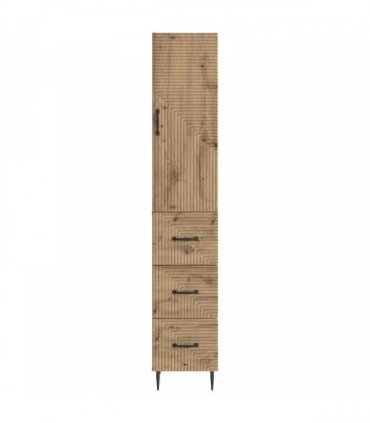 vidaXL Cabinet Set 2 pcs 33 x 34.5 x 90 cm Engineered Wood Artisan Oak