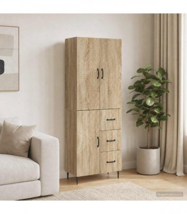 vidaXL Cabinet Set 2 pcs Sonoma Oak Engineered Wood