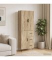 vidaXL Cabinet Set 2 pcs Sonoma Oak Engineered Wood