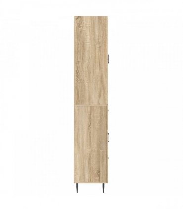 vidaXL Cabinet Set 2 pcs Sonoma Oak Engineered Wood