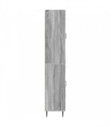 vidaXL Cabinet Set 2 pcs Grey Sonoma Engineered Wood