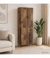 vidaXL Cabinet Set 2 pcs Old Wood Engineered Wood