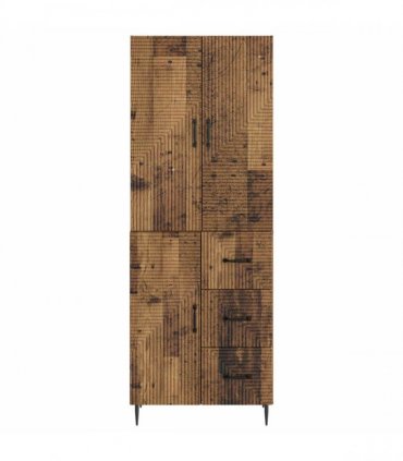 vidaXL Cabinet Set 2 pcs Old Wood Engineered Wood