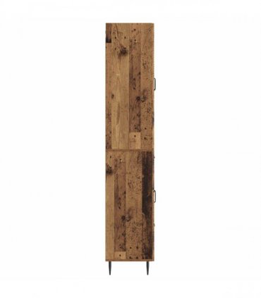 vidaXL Cabinet Set 2 pcs Old Wood Engineered Wood