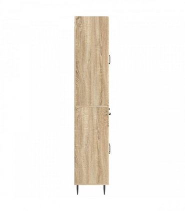 vidaXL Cabinet Set 2 pcs Sonoma Oak Engineered Wood