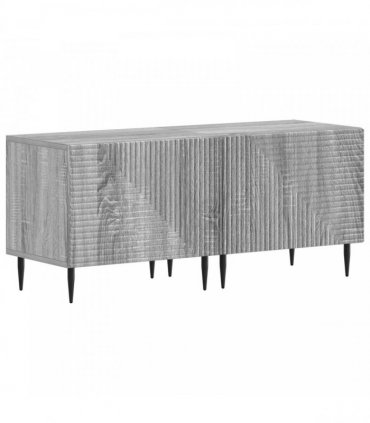 vidaXL 3 Piece LED TV Cabinet Grey Sonoma Engineered Wood