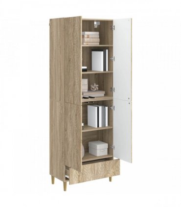 vidaXL Cabinet Set 2 pcs Sonoma Oak Engineered Wood