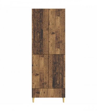 vidaXL Cabinet Set 2 pcs Old Wood Engineered Wood