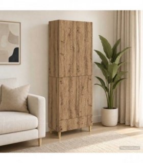 vidaXL Cabinet Set 2 pcs Artisan Oak Engineered Wood