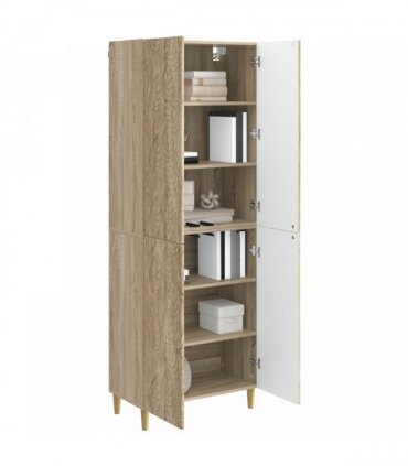 vidaXL Cabinet Set 2 pcs Sonoma Oak Engineered Wood