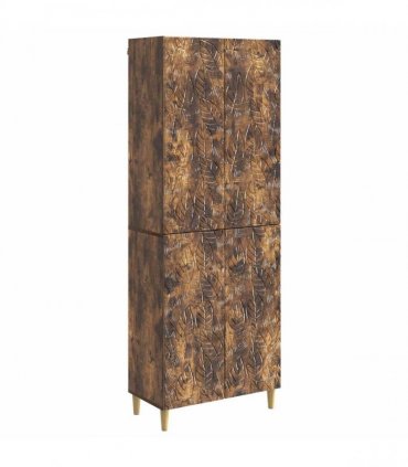 vidaXL Cabinet Set 2 pcs Smoked Oak Engineered Wood