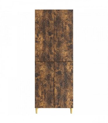 vidaXL Cabinet Set 2 pcs Smoked Oak Engineered Wood