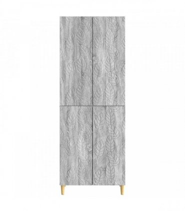 vidaXL Cabinet Set 2 pcs Grey Sonoma Engineered Wood