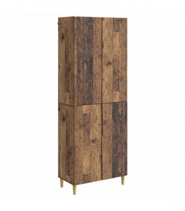 vidaXL Cabinet Set 2 pcs Old Wood Engineered Wood