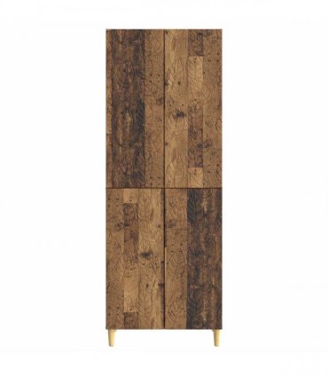 vidaXL Cabinet Set 2 pcs Old Wood Engineered Wood