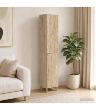 vidaXL Cabinet Set 2 pcs Sonoma Oak Engineered Wood