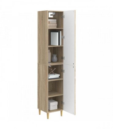 vidaXL Cabinet Set 2 pcs Sonoma Oak Engineered Wood