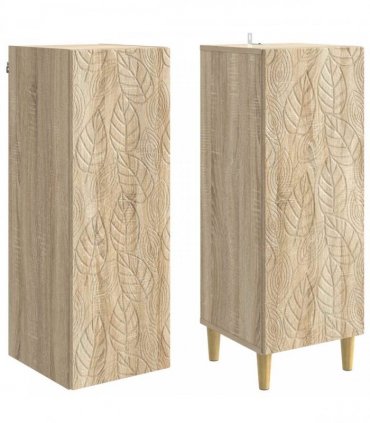 vidaXL Cabinet Set 2 pcs Sonoma Oak Engineered Wood