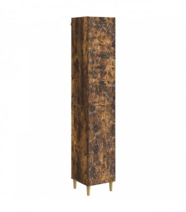 vidaXL Cabinet Set 2 pcs Smoked Oak Engineered Wood