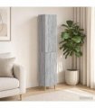 vidaXL Cabinet Set 2 pcs Grey Sonoma Engineered Wood