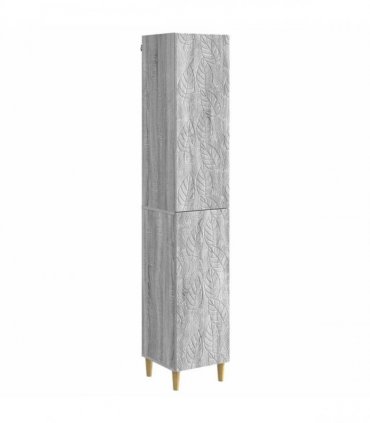 vidaXL Cabinet Set 2 pcs Grey Sonoma Engineered Wood