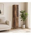 vidaXL Cabinet Set 2 pcs Old Wood Engineered Wood