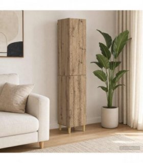vidaXL Cabinet Set 2 pcs Artisan Oak Engineered Wood