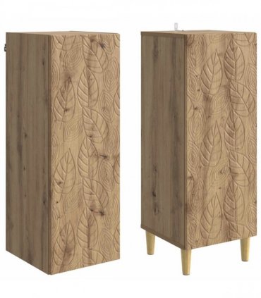 vidaXL Cabinet Set 2 pcs Artisan Oak Engineered Wood