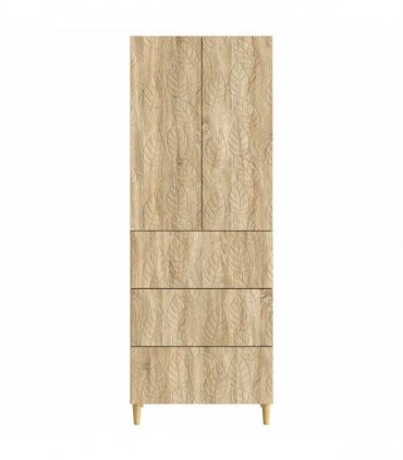 vidaXL Cabinet Set 2 pcs 66 x 34.5 x 90 cm Engineered Wood Sonoma Oak