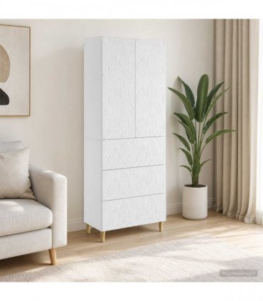 vidaXL Cabinet Set 2 pcs 66 x 34.5 x 90 cm Engineered Wood
