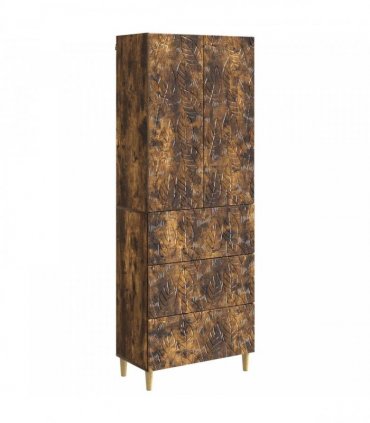 vidaXL Cabinet Set 2 pcs 66 x 34.5 x 90 cm Engineered Wood Smoked Oak