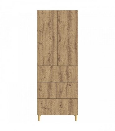 vidaXL Cabinet Set 2 pcs 66 x 34.5 x 90 cm Engineered Wood Artisan Oak