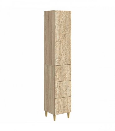 vidaXL Cabinet Set 2 pcs 33 x 34.5 x 90 cm Engineered Wood Sonoma Oak