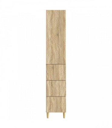 vidaXL Cabinet Set 2 pcs 33 x 34.5 x 90 cm Engineered Wood Sonoma Oak