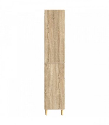 vidaXL Cabinet Set 2 pcs 33 x 34.5 x 90 cm Engineered Wood Sonoma Oak