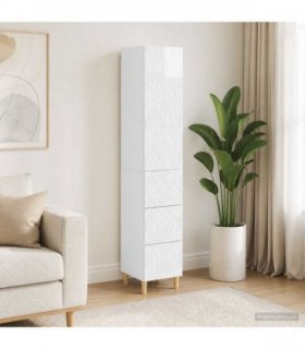 vidaXL Cabinet Set 2 pcs 33 x 34.5 x 90 cm Engineered Wood