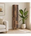 vidaXL Cabinet Set 2 pcs 33 x 34.5 x 90 cm Engineered Wood Old Wood