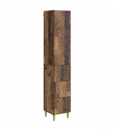 vidaXL Cabinet Set 2 pcs 33 x 34.5 x 90 cm Engineered Wood Old Wood