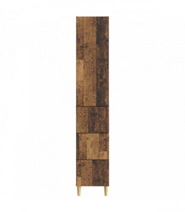 vidaXL Cabinet Set 2 pcs 33 x 34.5 x 90 cm Engineered Wood Old Wood