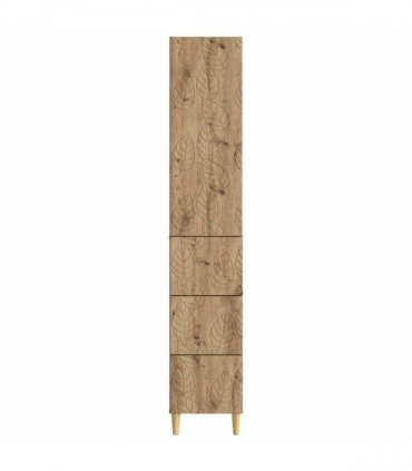 vidaXL Cabinet Set 2 pcs 33 x 34.5 x 90 cm Engineered Wood Artisan Oak